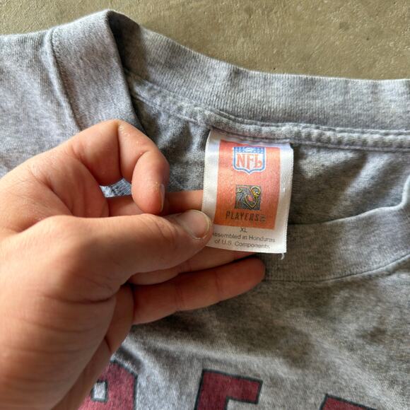 VINTAGE 90S SAN FRANCISCO 49ERS NFL T-SHIRT GRAY GRAPHIC FADED RETRO MENS XL - Picture 3 of 4